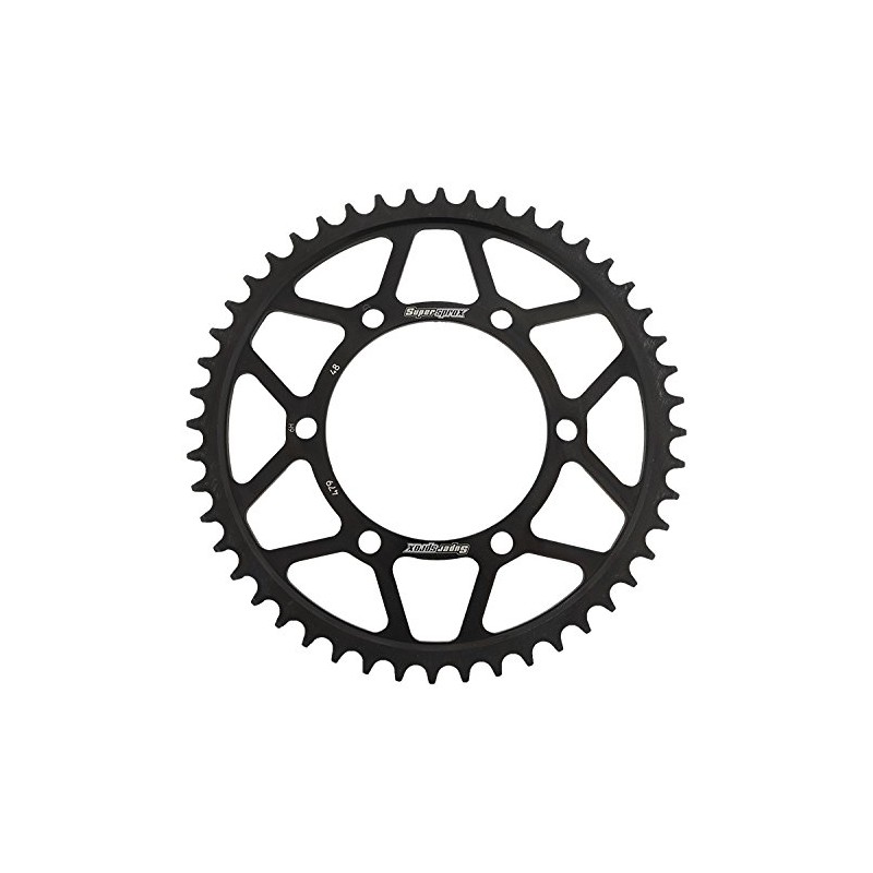 SUPERSPROX ZĘBATKA TYLNA 489 53 KAWASAKI KX/KXF `84-15 (JTR460.53) (KOLOR CZARNY STALOWA